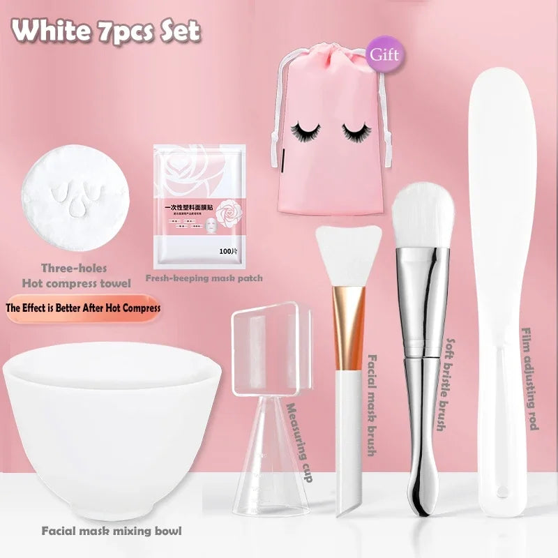 Skincare Mixing Bowl Set – Silicone Bowl with Brush & Spoon