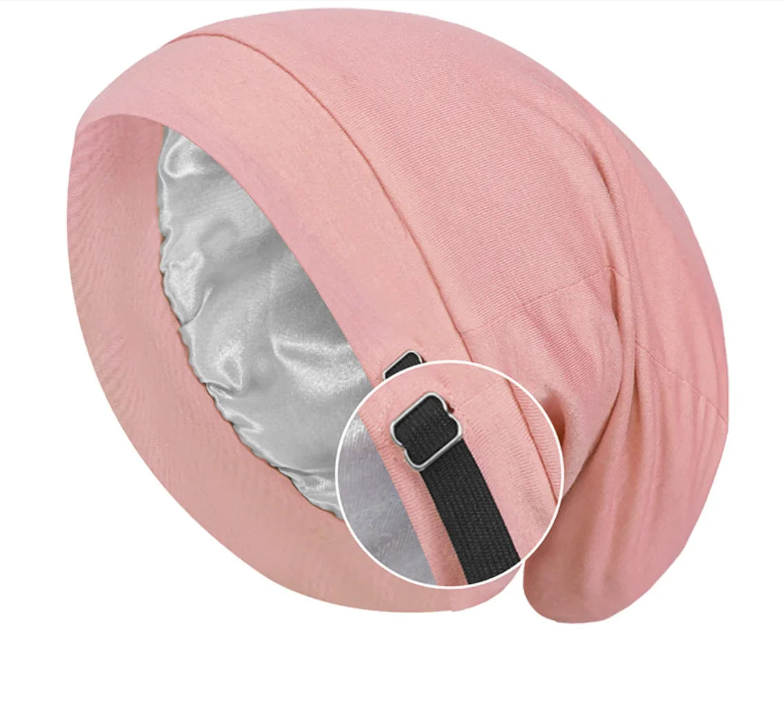 Silky Satin Bonnet for Hair Protection – Women