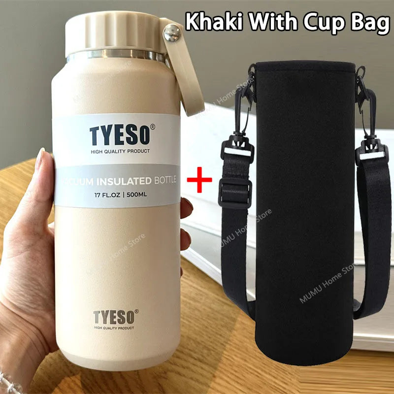 Stainless Steel Insulated Water Bottle – 510ml/710ml Travel Thermos for Hot & Cold Drinks
