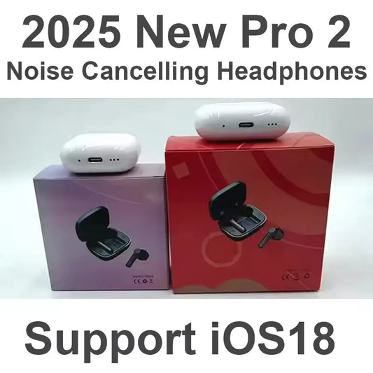 2025 Noise Cancelling Bluetooth Earphones with Charging Case (compatible with Pro2 & Air4)