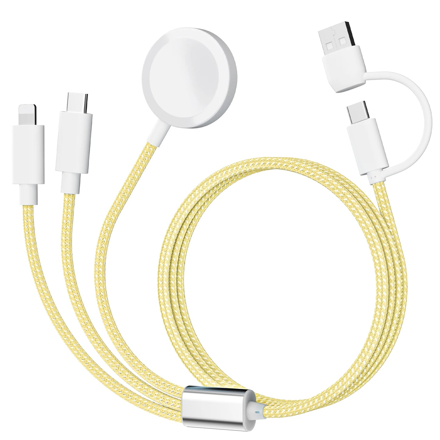 3-in-2 USB-C Data Cable Compatible with Apple Watch