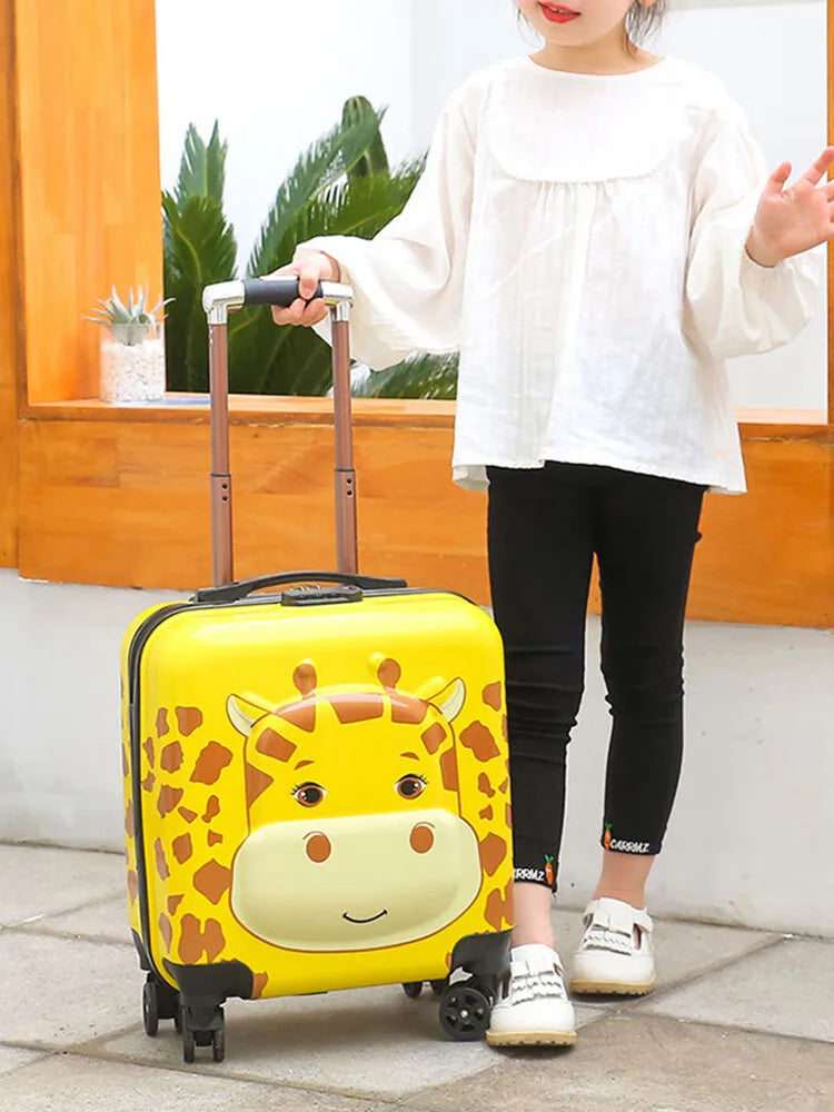 Kids 18” Animal Carry-On Suitcase – Ride-On with TSA Lock