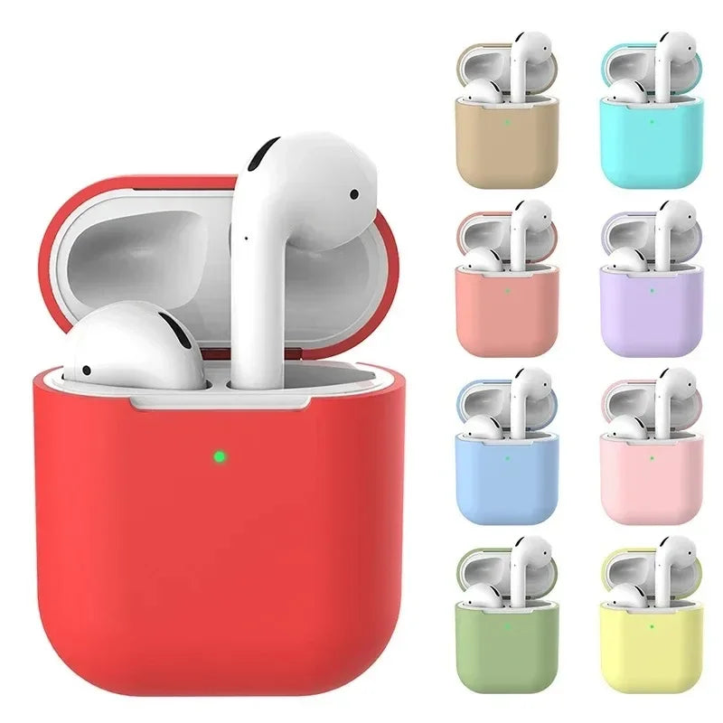 Soft Silicone Case for AirPods 1 & 2 – Protective & Stylish
