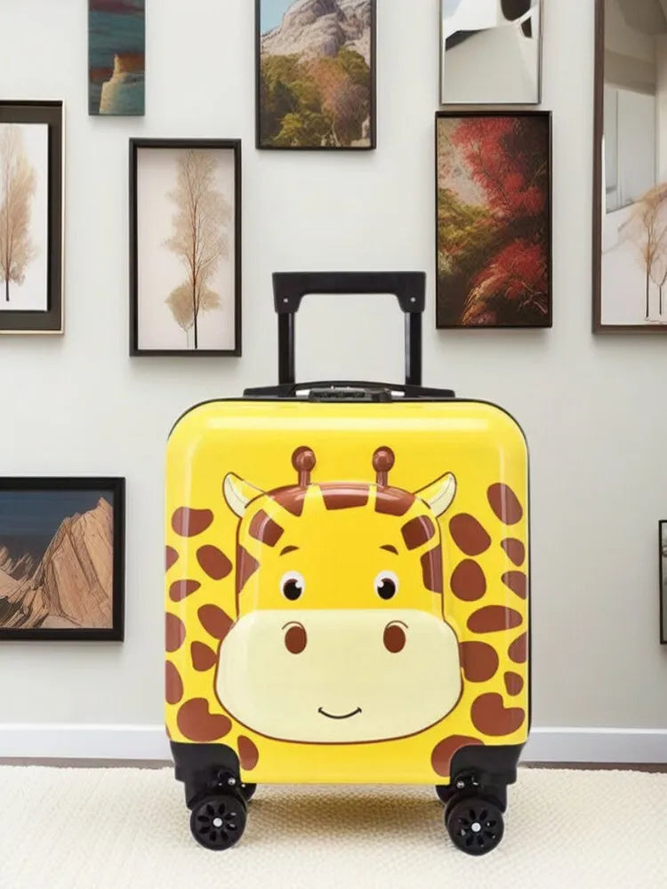 Kids 18” Animal Carry-On Suitcase – Ride-On with TSA Lock