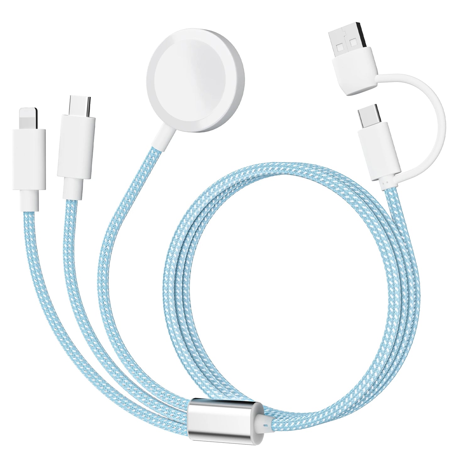 3-in-2 USB-C Data Cable Compatible with Apple Watch