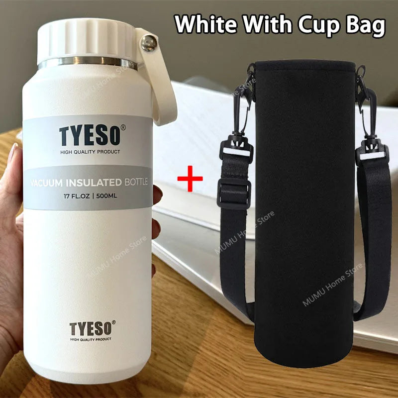 Stainless Steel Insulated Water Bottle – 510ml/710ml Travel Thermos for Hot & Cold Drinks