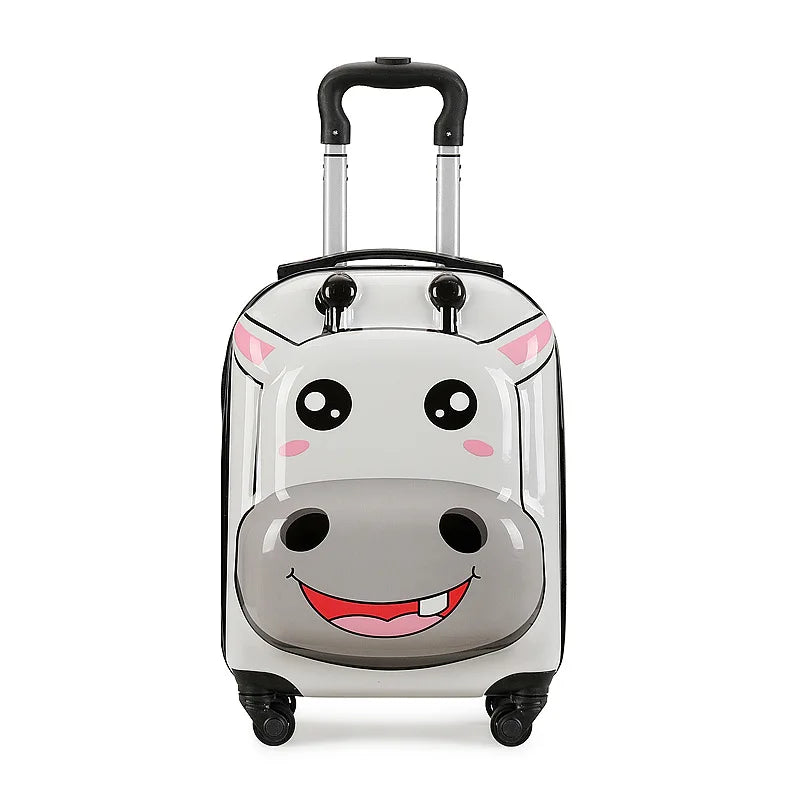 Cute 18” 3D Animal Kids Trolley Case – Spinner Suitcase