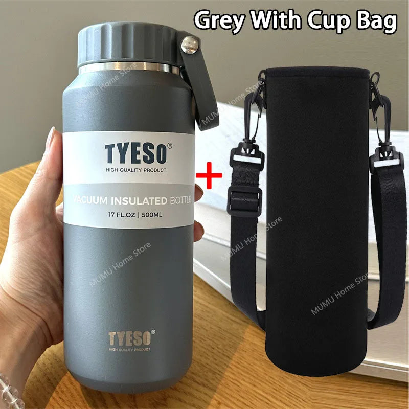 Stainless Steel Insulated Water Bottle – 510ml/710ml Travel Thermos for Hot & Cold Drinks