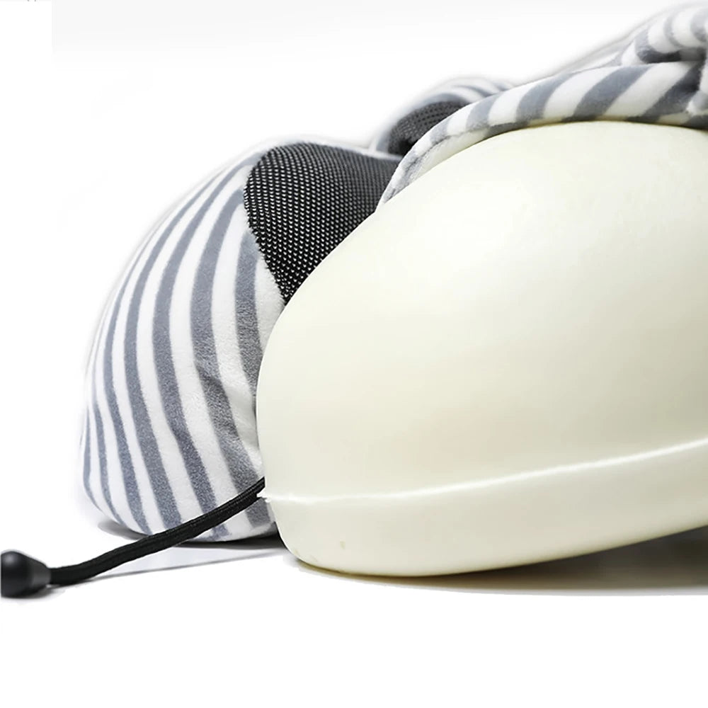 Travel Neck Pillow – Soft U-Shaped Memory Foam