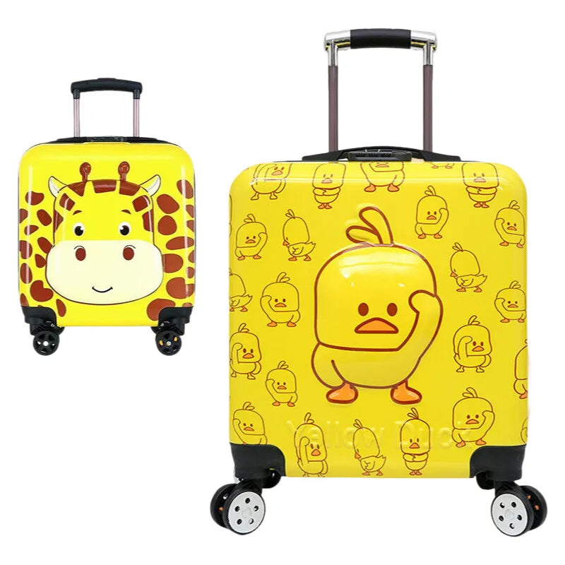 Kids 18” Animal Carry-On Suitcase – Ride-On with TSA Lock