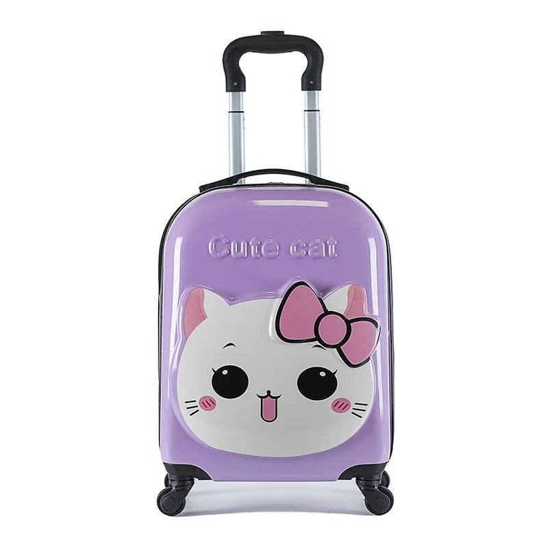 Cute 18” 3D Animal Kids Trolley Case – Spinner Suitcase