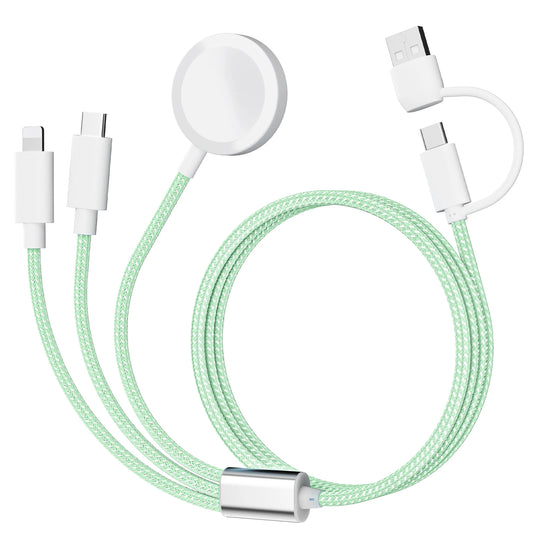 3-in-2 USB-C Data Cable Compatible with Apple Watch