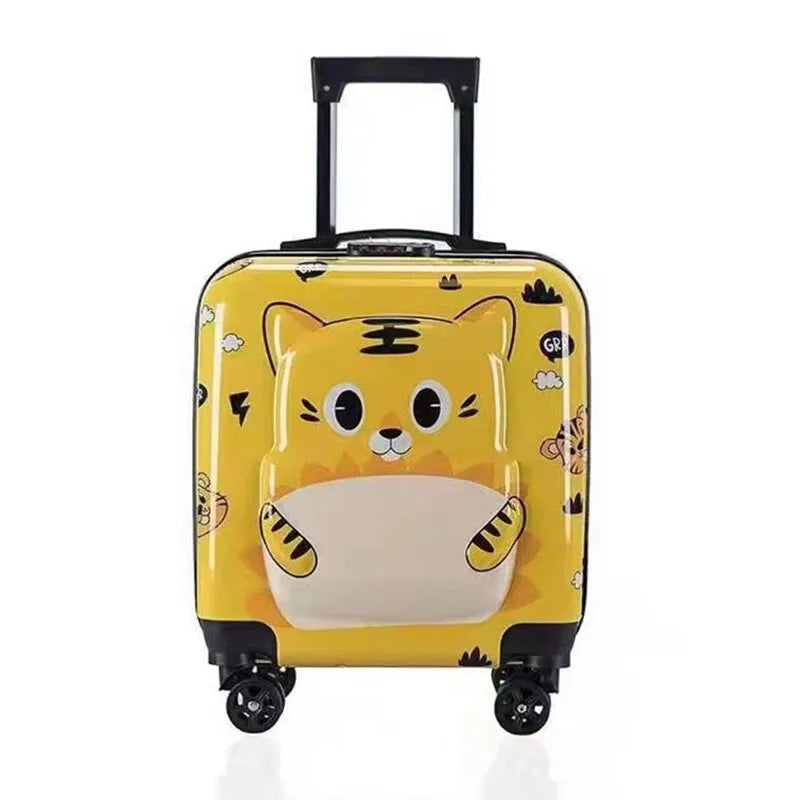 Kids 18” Animal Carry-On Suitcase – Ride-On with TSA Lock