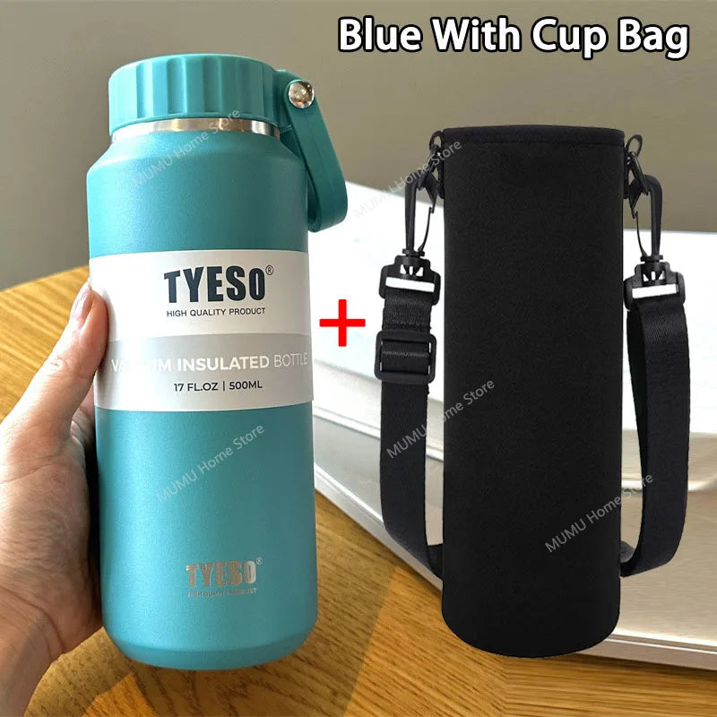 Stainless Steel Insulated Water Bottle – 510ml/710ml Travel Thermos for Hot & Cold Drinks
