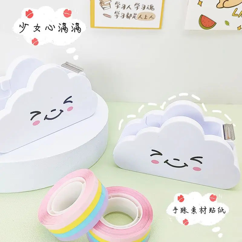 1 Pcs Cute Cloud Tape Dispense