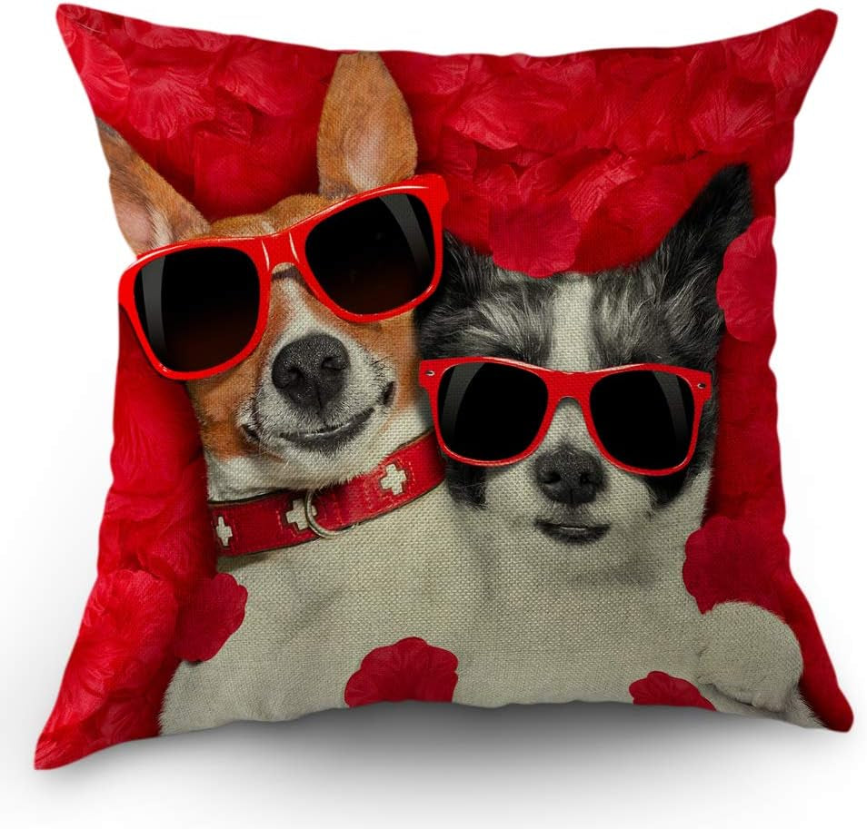 Dog Pillow Cover Dog 