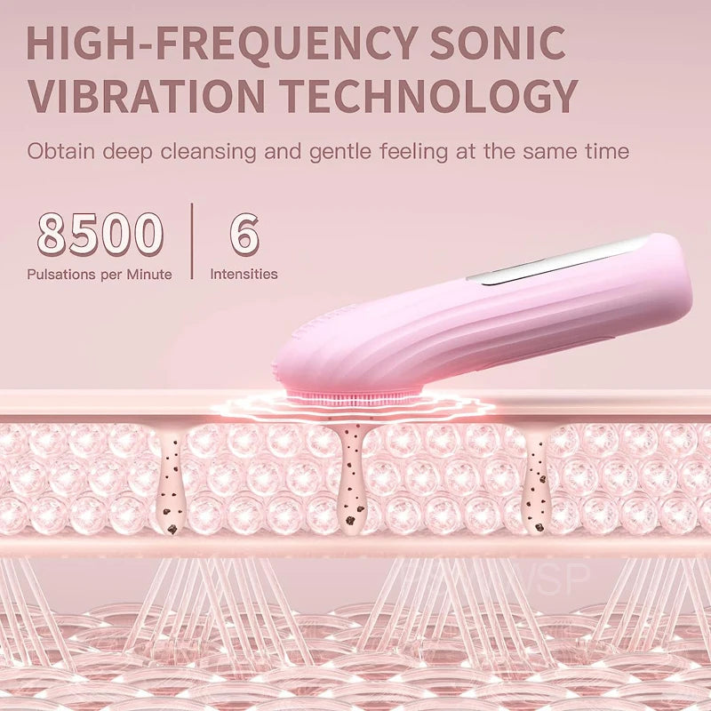 Sonic Facial Cleansing Brush Waterproof 