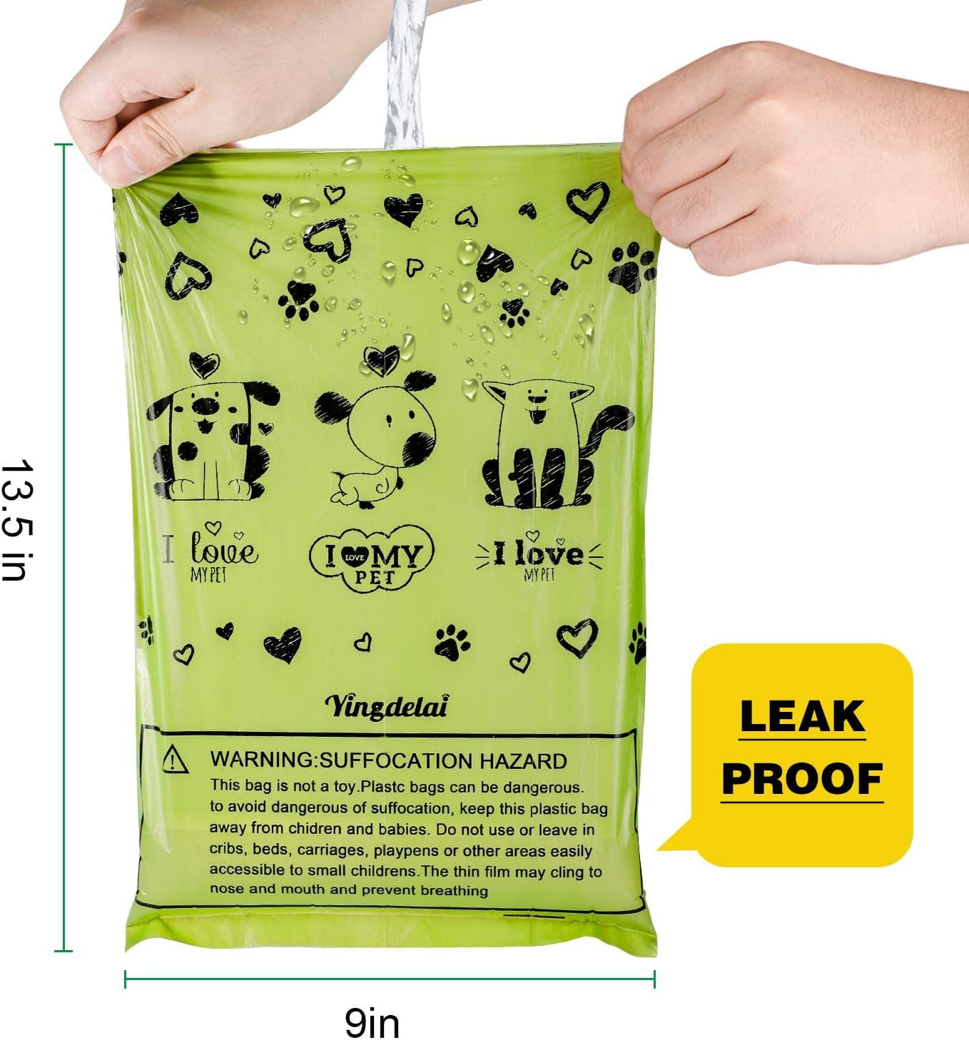 Biodegradable Dog Poop Bags: 720 Bags 