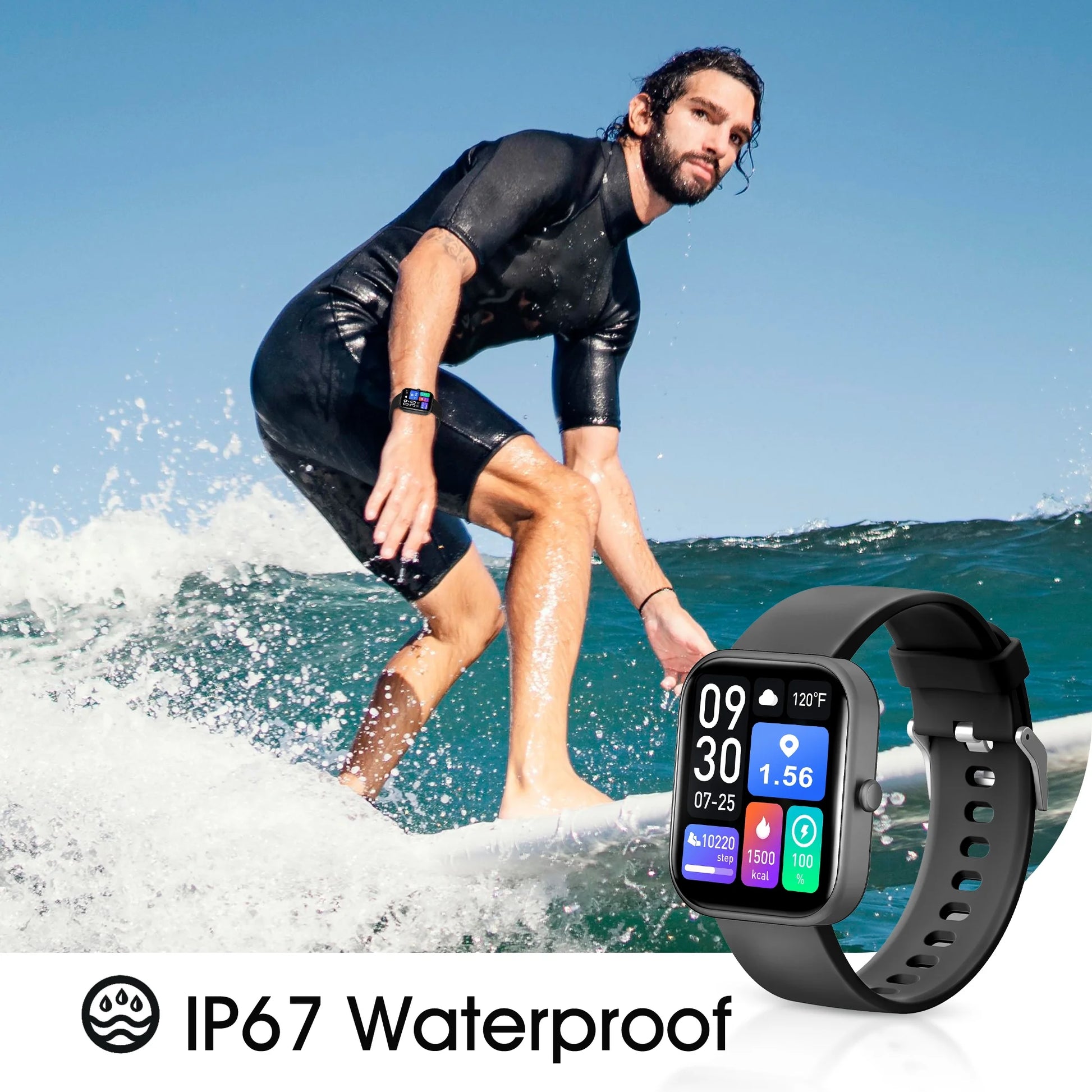 Smart Watch for Android and Iphone, GTS5 IP68 Waterproof Smartwatch 