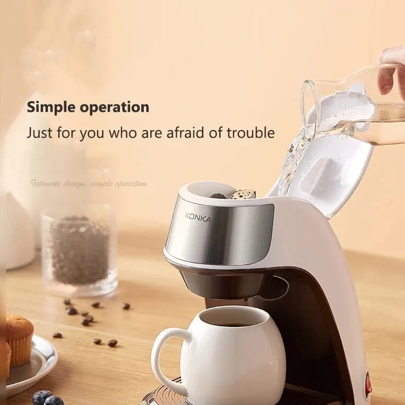 Coffee Machine 2 in 1Tea&Coffee Powder Multiple Drip