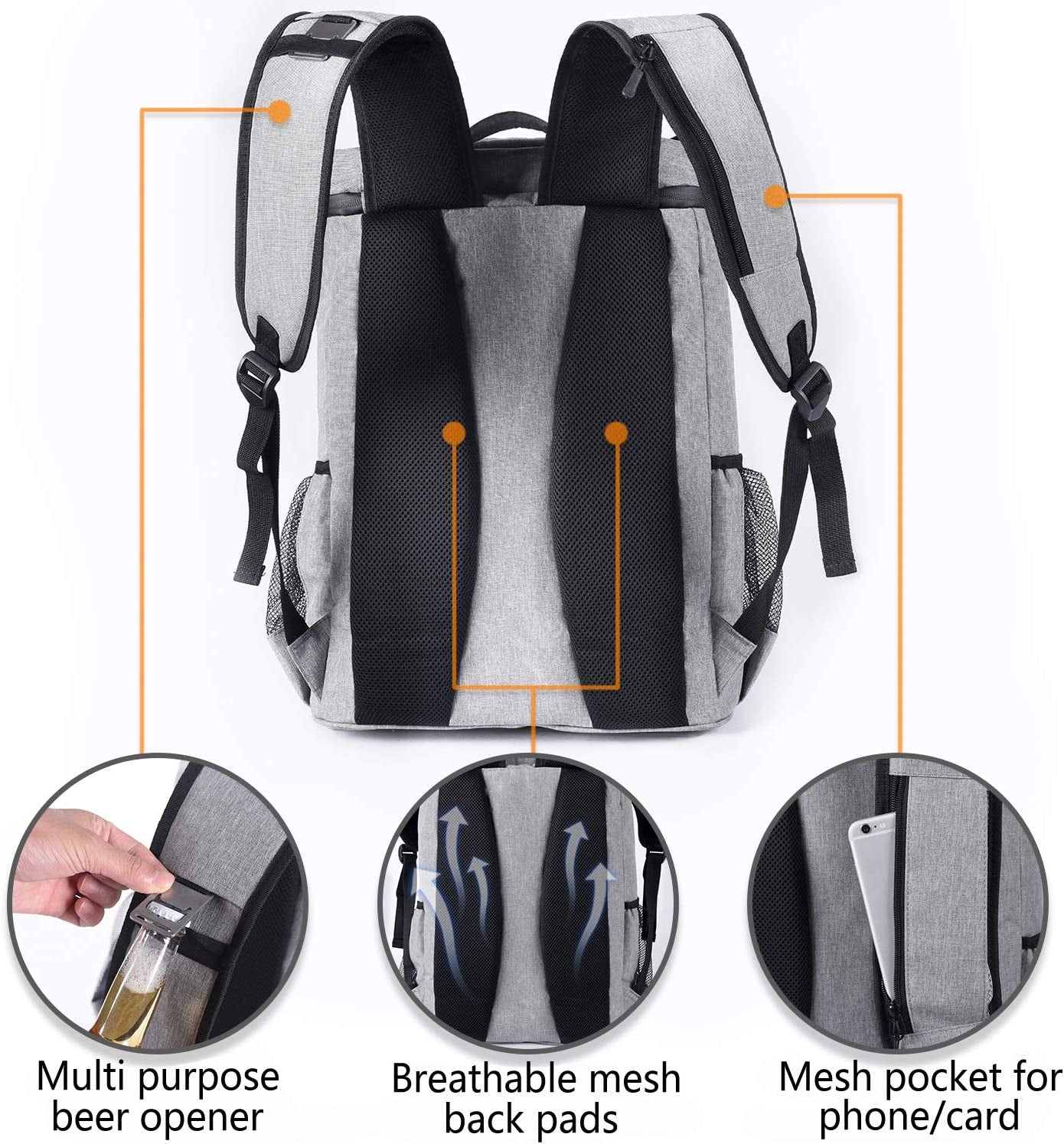 Backpack Cooler Leakproof Insulated Waterproof Backpack Cooler Bag