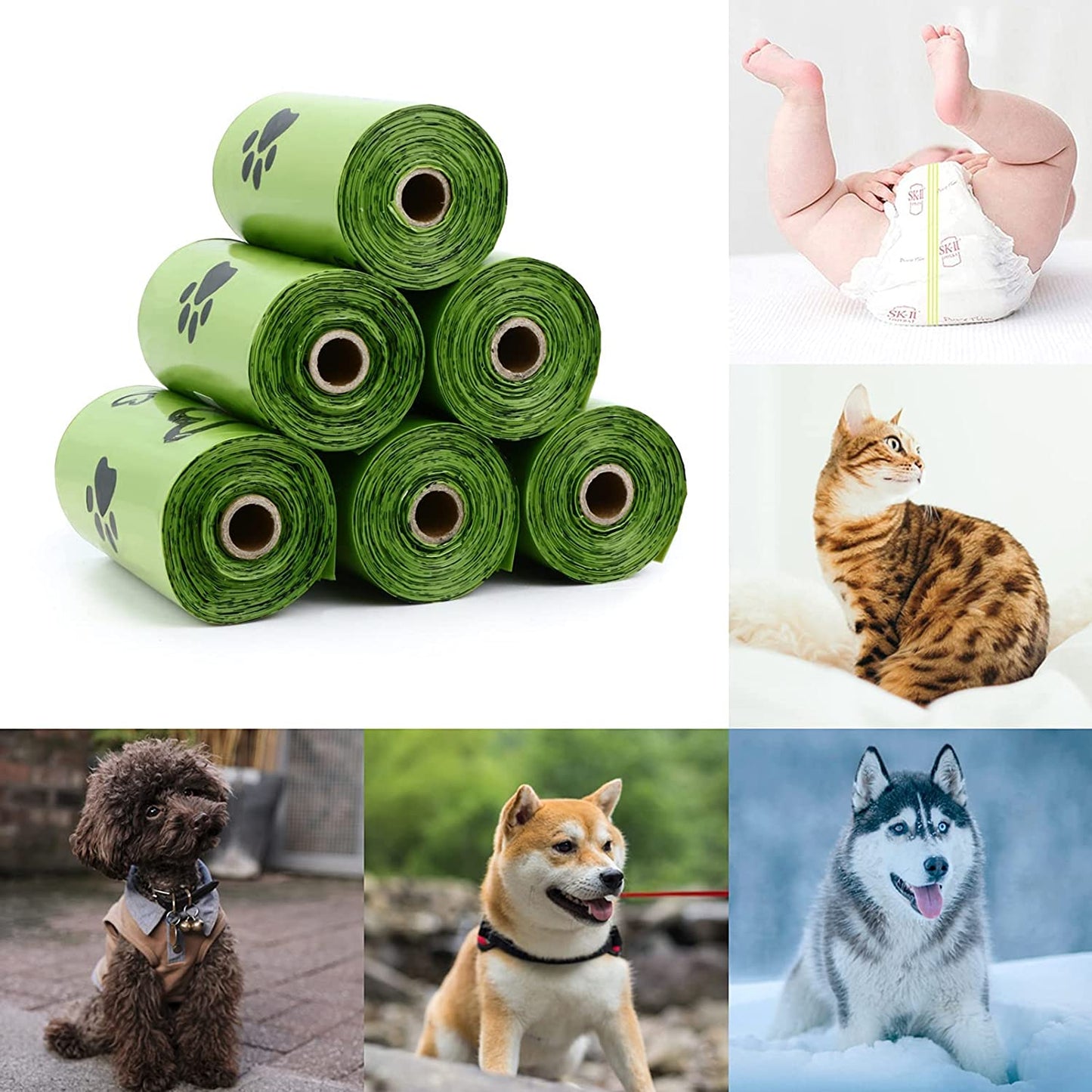 Biodegradable Dog Poop Bags: 720 Bags 