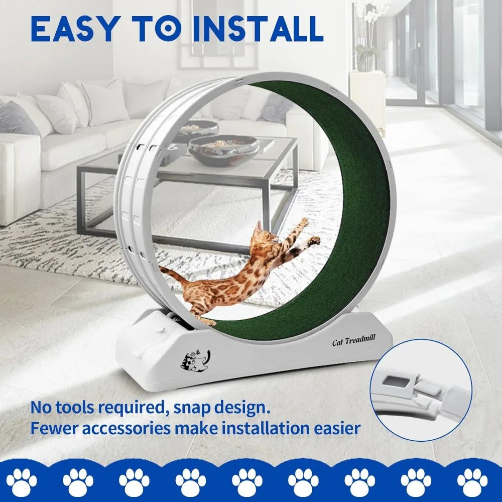 Cat Treadmill Wheel Exerciser 