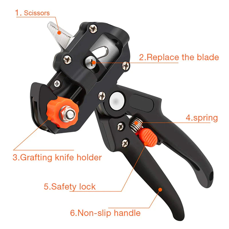 Garden Tree Pruner Shears Cutting Tool Kit