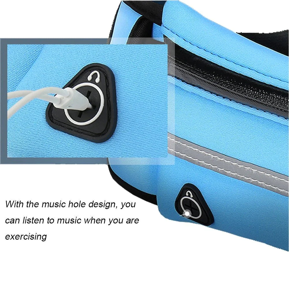 Waist Bag Belt Bag Running Waist Bag Sports Portable Gym Bag Hold Water Cycling Phone Bag Waterproof Women Running Belt