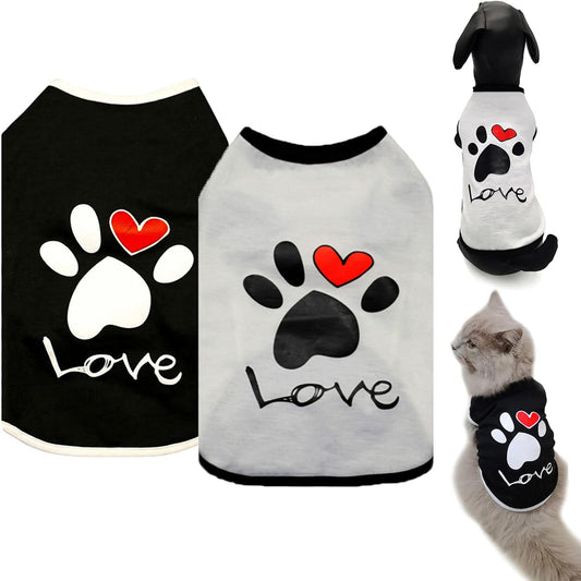 2 Pack Dog T-Shirt 